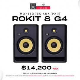 KRK Rokit RP8 G4 Monitores De Estudio (El Par)