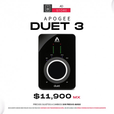 Apogee Duet 3 Interfaz de Audio