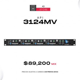 API 3124MV Preamplificador De 4 Canales