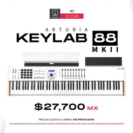 Arturia KeyLab 88 MKII MIDI USB Hammer Action Controlador