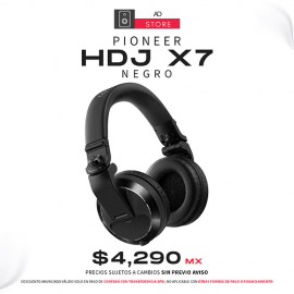 Pioneer HDJ X7 Audífonos Profesionales Color Negro
