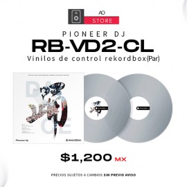 Pioneer Dj RB VD2 CL Vinilos de Control Rekordbox (Par)