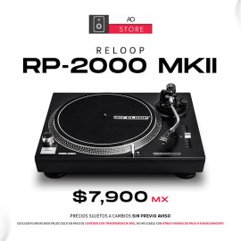 Reloop RP 2000 MKll Tornamesa Para Dj (Unidad)