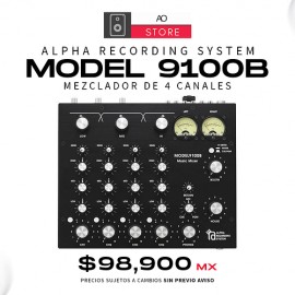 ALPHA RECORDING SYSTEM MODEL 9100B Mezclador de 4 Canales