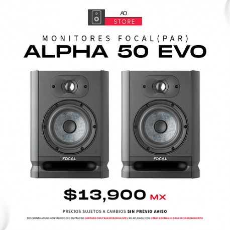 Focal Alpha 50 Evo Monitores (El Par)