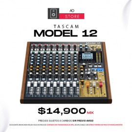 Tascam Model 12 Consola Mezcladora Multicanal Para Grabación