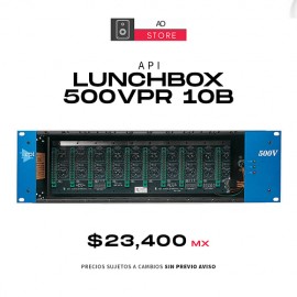 API 500VPR LUNCHBOX 10 Chasis de 10 Ranuras con Fuente de Poder