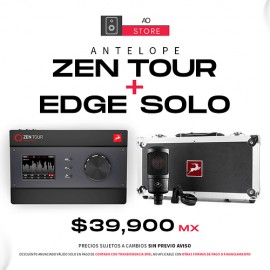 Antelop Zen Tour Synergy Core Interfaz De Audio + Edge Solo Interfaz de Audio y Micrófono