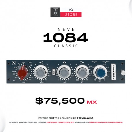Neve 1084 Classic Preamplificador y Ecualizador