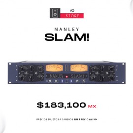 MANLEY SLAM! Preamplificador Y Limitador De Tubo De 2 Canales