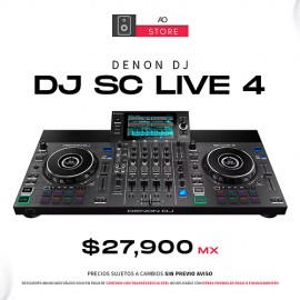 Denon DJ SC Live 4 Reproductor Multimedia Controlador Para Dj