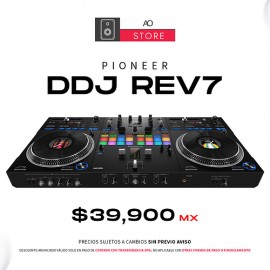 Pioneer DDJ Rev7 Controlador DJ Profesional de 2 Canales de Estilo Scratch