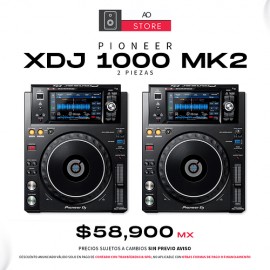 Pioneer XDJ 1000 MK2 Reproductores para Dj (El Par)