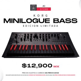 Korg Minilogue Bass Edición Limitada Sintetizador Polifónico