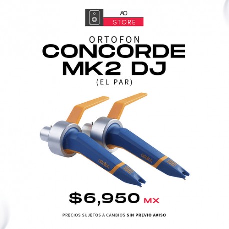 ORTOFON CONCORDE MK2 DJ Cartuchos con aguja (El par)