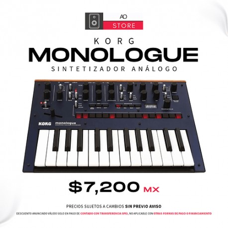 KORG MONOLOGUE Sintetizador Análogo