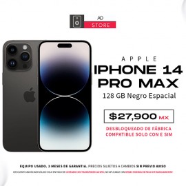 Apple iPhone 14 Pro Max 128 GB Negro Espacial Usado